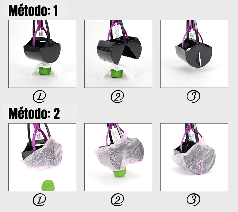 Removedor de Fezes Cabo Longo