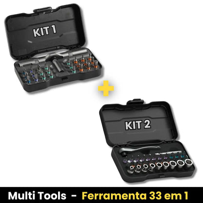 Milti Tools - Caixa de Ferramentas Multifuncional 33 em 1