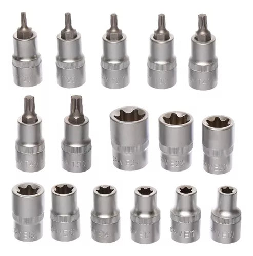 Soquete E-Torx Jg 16 Peças