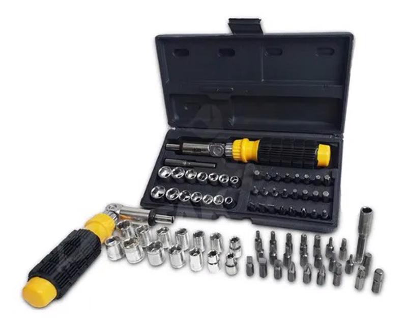 Furadeira Impacto Schulz 500w Com Jogo 41 Peças e Brocas