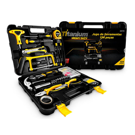 Jogo De Ferramentas 134 Peças Titanium