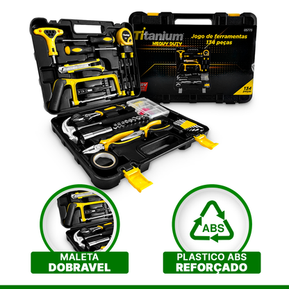 Jogo De Ferramentas 134 Peças Titanium