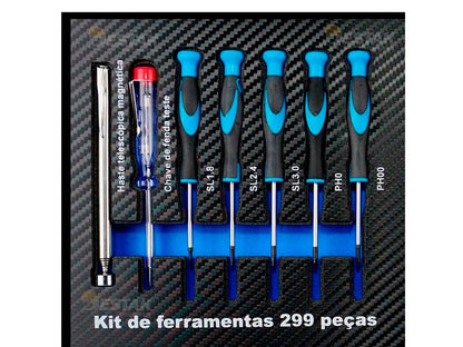 Jogo De Ferramentas 299 Peças Gamma