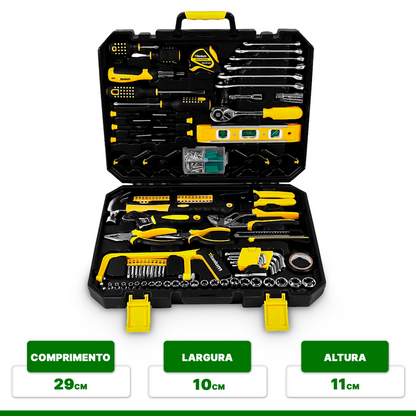 Jogo De Ferramentas Profissional Multiuso 156 Peças Com Maleta