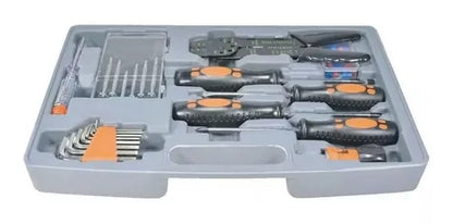 Kit 199 Peças Ferramentas Combinadas Em Aço Com Maleta