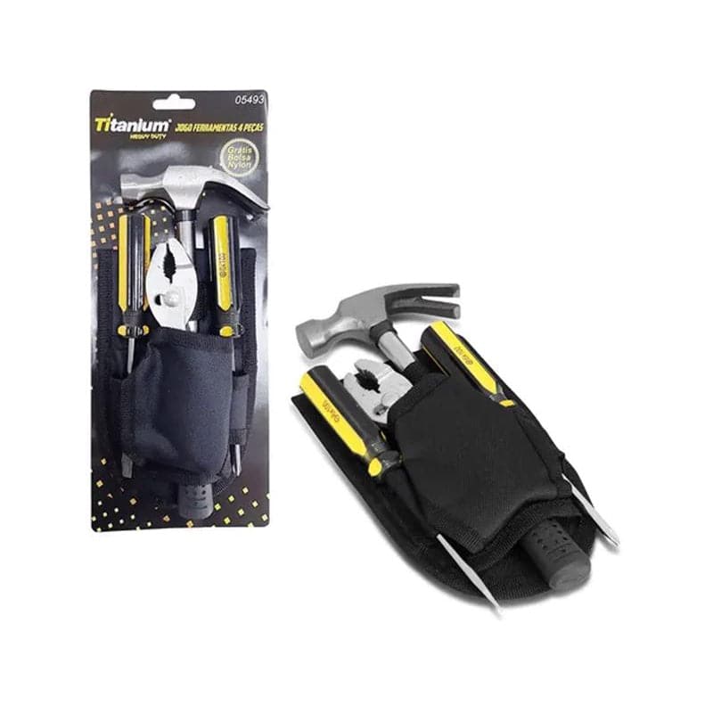 Kit Ferramentas 04 Peças Titanium