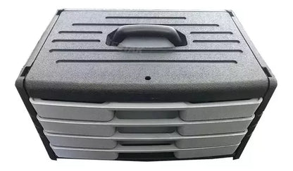 Kit 199 Peças Ferramentas Combinadas Em Aço Com Maleta