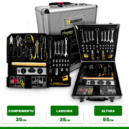 Maleta De Ferramentas Profissional Completa Com 254 Peças