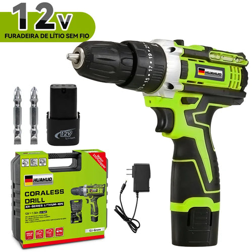 Furadeira Elétrica Portátil Recarregável - PowerDrill