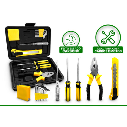 Kit Parafusadeira 12v 3/8 Bivolt Titanium Com 11 Peças