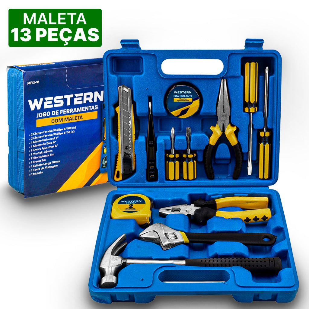 Maleta Ferramenta 13 Peças