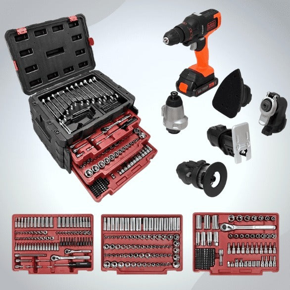 Maleta de Ferramentas Com 450 Peças